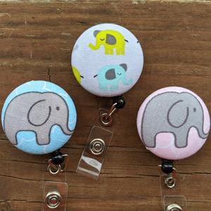 Elephant badge reels for ID!