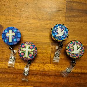 Christian Symbol Badge Reels
