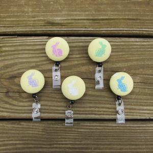 Fun spring, Easter badge reel to display your work ID!