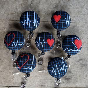 EKG Badge Reels for Work or School IDs