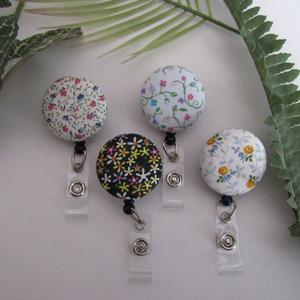 Floral badge reels