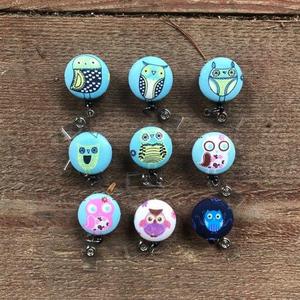 Owl Badge reels for work or school IDs