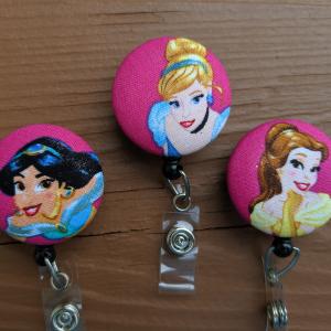 Princess Badge Reels for Work or School IDs