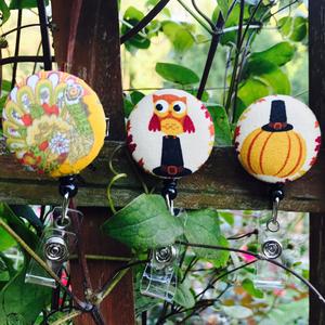 Thanksgiving Badge Reels for Work or School!