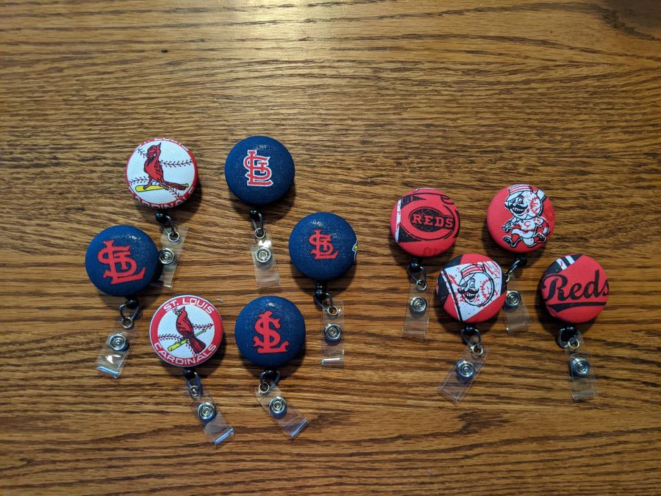 St. Louis Cardinals Badge Reels for Work and School IDs