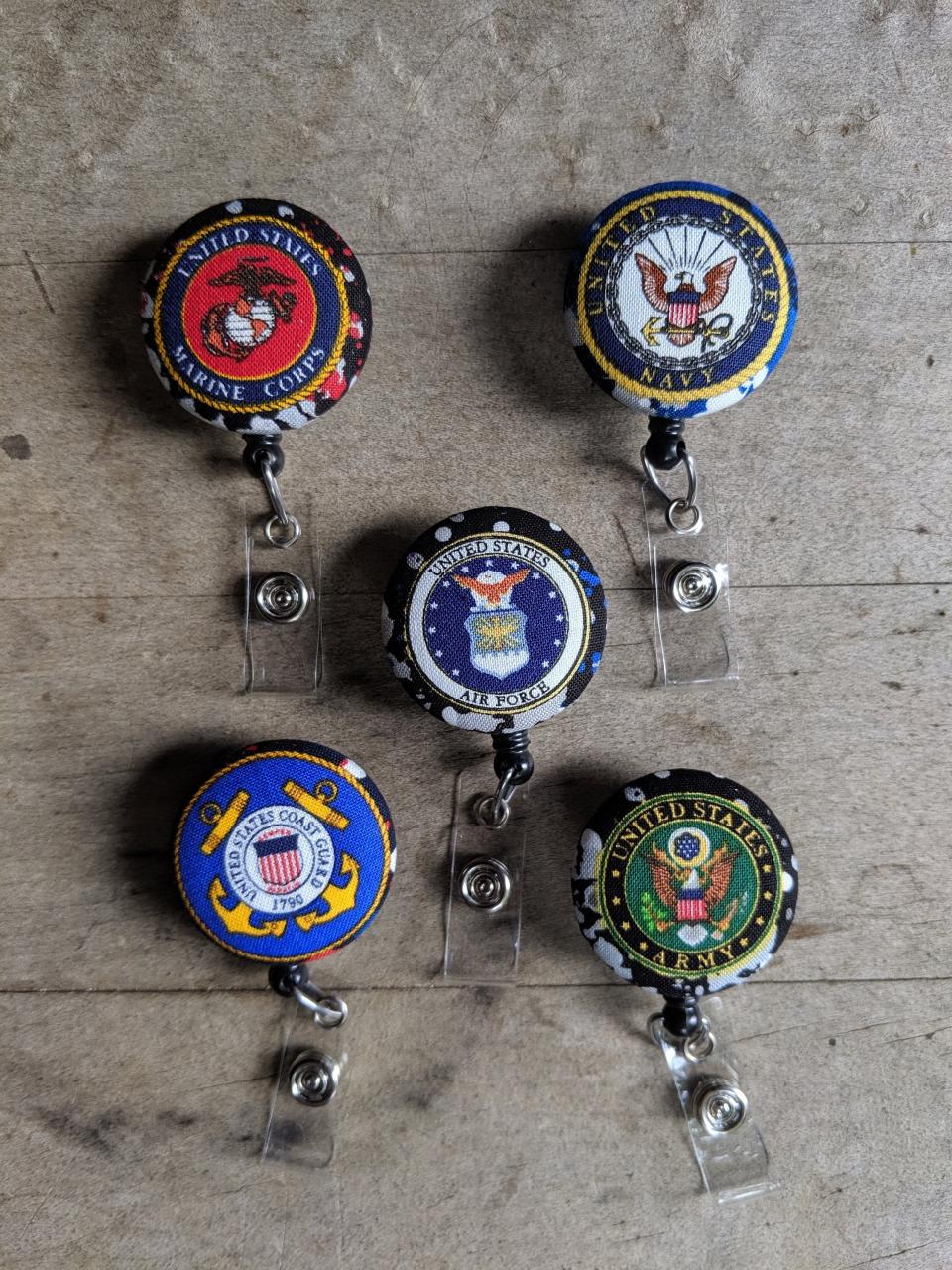 Armed Service Badge Reels