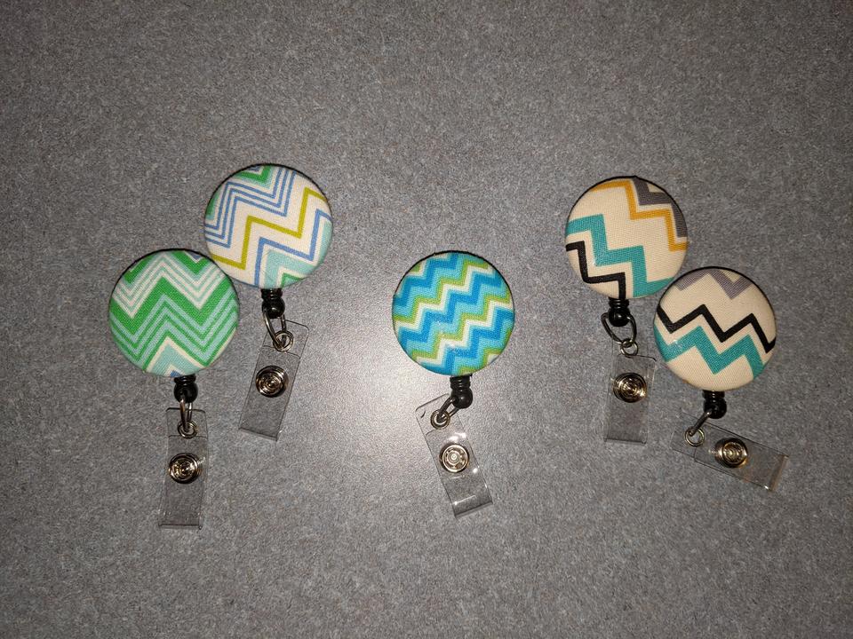 Chevron badge reels