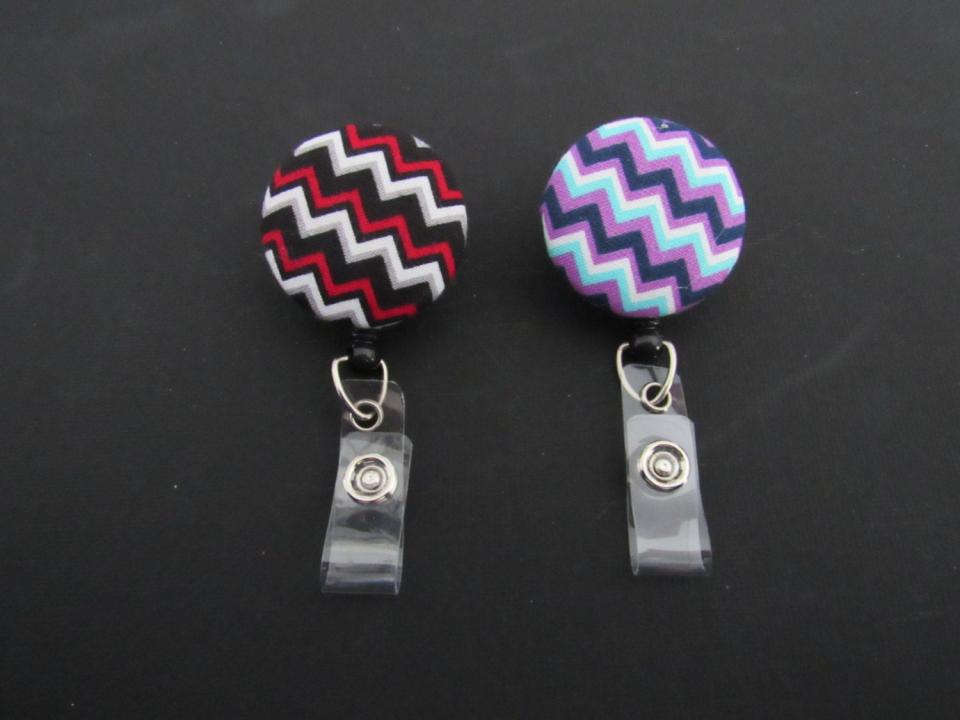 Chevron badge reels