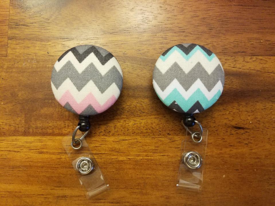 Chevron Badge reels for work or school IDs