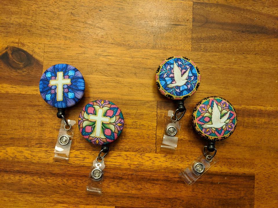 Christian Symbol Badge Reels