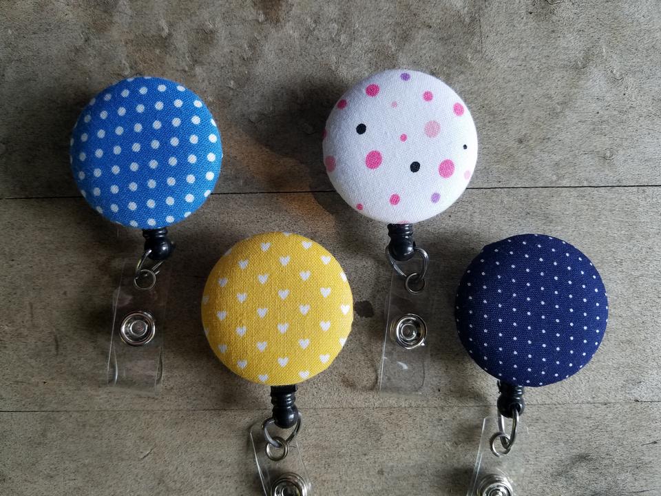 Dotted Badge Reels for Work or School IDs