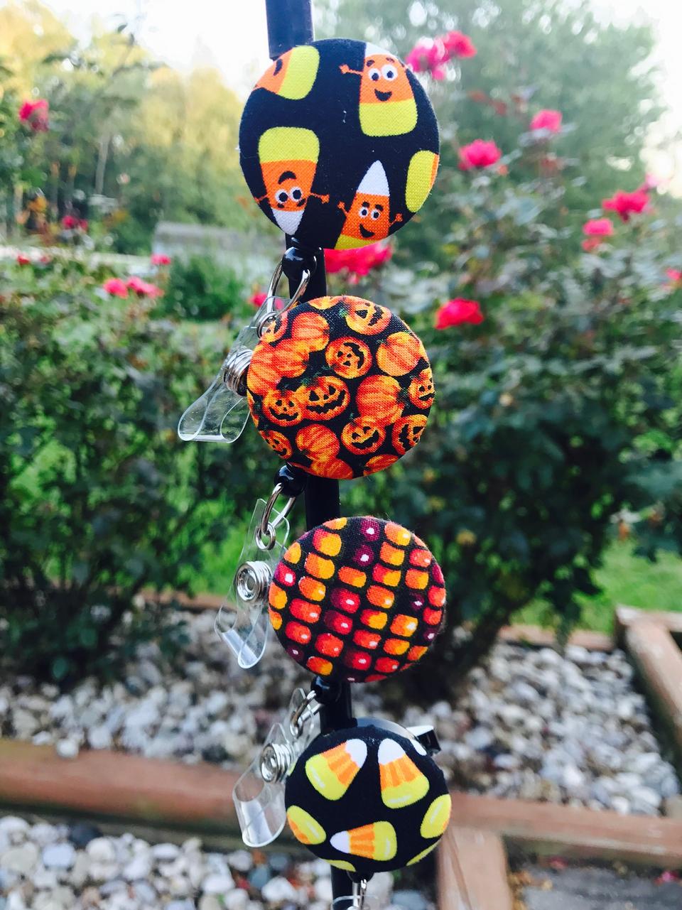 Fall badge reel for ID, badge