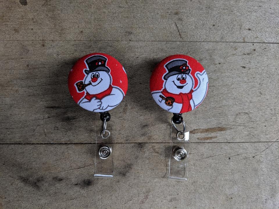 Frosty the Snowman Badge Reels