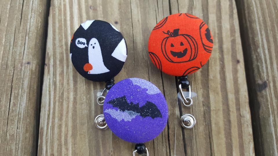 Halloween badge reel