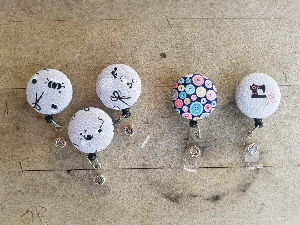 Sewing or Seamstress decorative badge reels