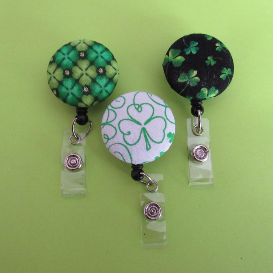 St Patrick's badge reel for work or school ID