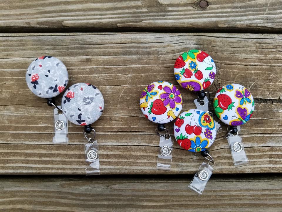 Badge reels for work or school IDs