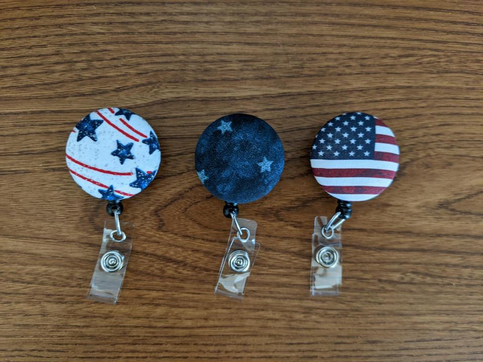 Star and Patriotic Badge reels