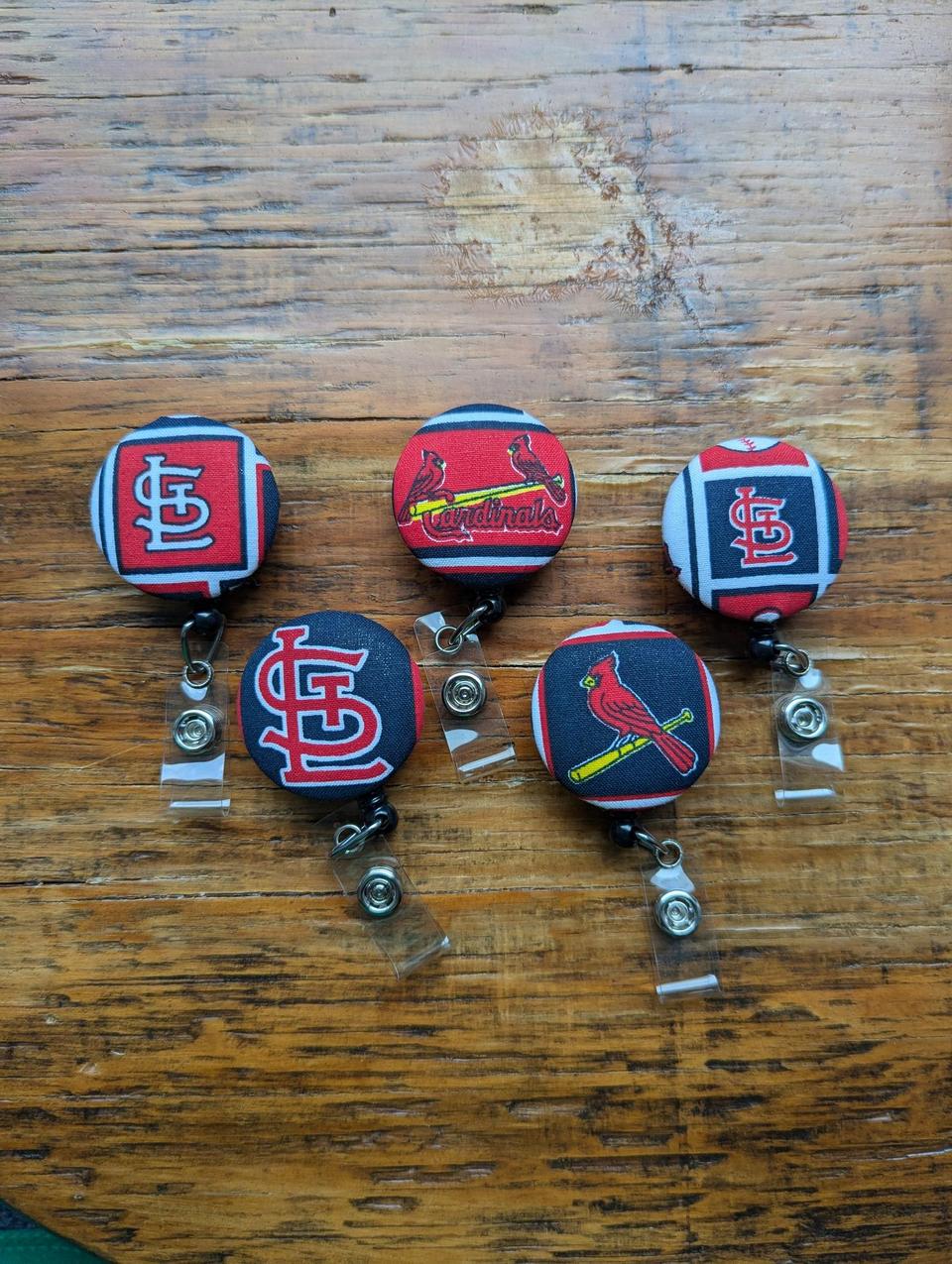 St. Louis badge reels for work or school