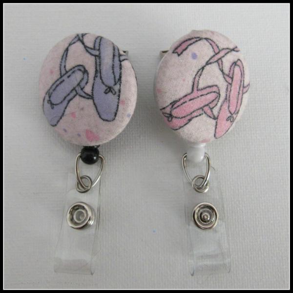 Ballet shoe badge reel