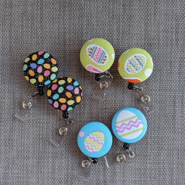 Easter egg badge reels