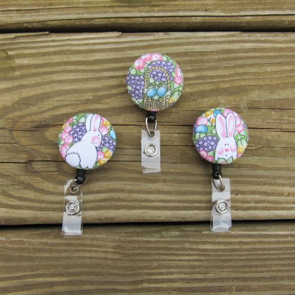 Easter badge reels for work or school ID!