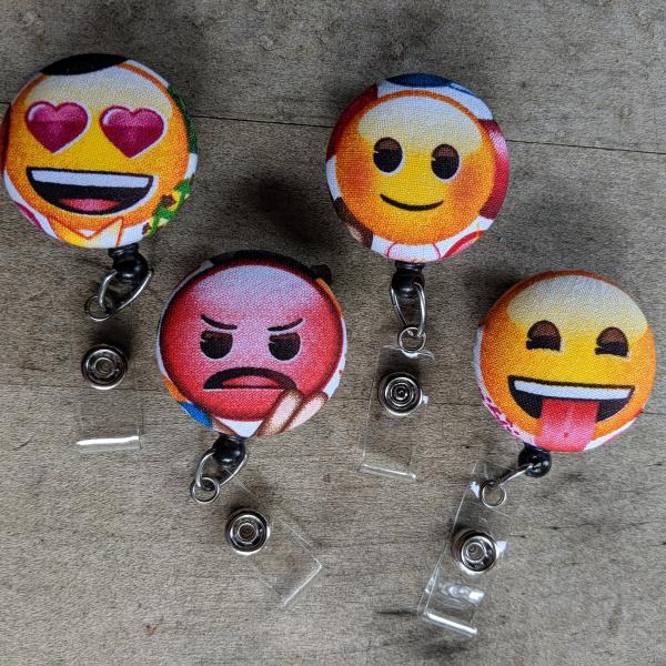 Emoji Badge Reel for Work or School IDs