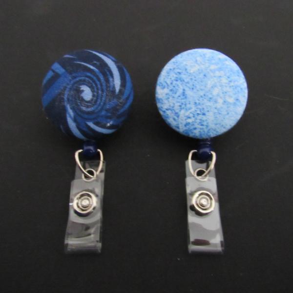 Blue badge reel for ID