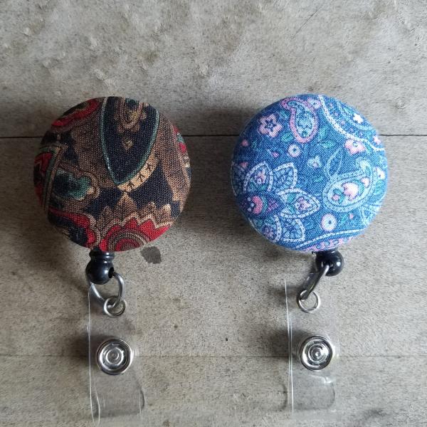 Paisley Badge Reels for Work or School IDs