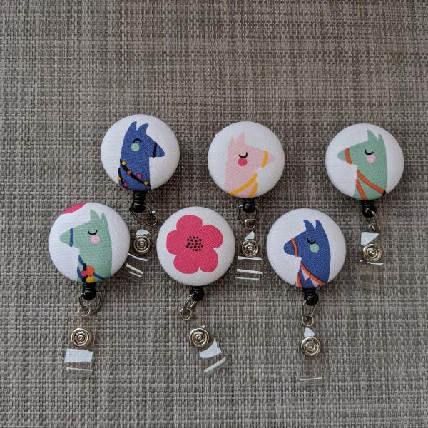Llama Badge Reels for Work or School IDs