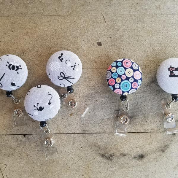 Sewing or Seamstress decorative badge reels