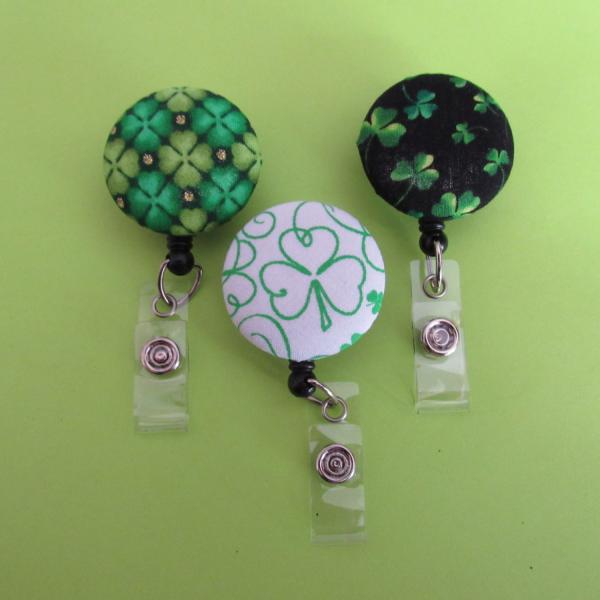 St Patrick's badge reel for work or school ID