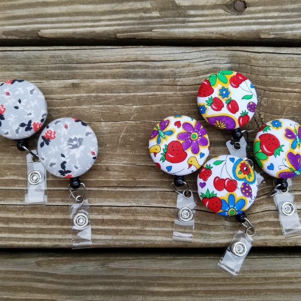 Badge reels for work or school IDs