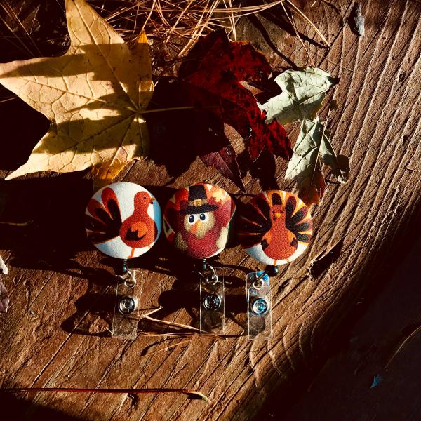 Thanksgiving Turkey badge reels