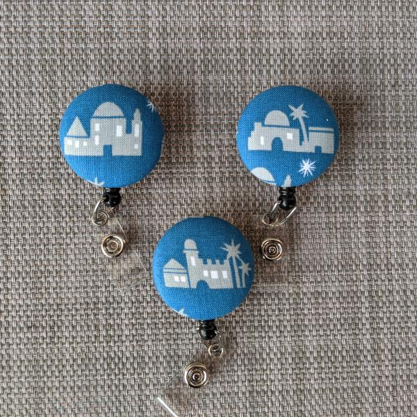 Bethlehem Christmas Badge reels for work or school