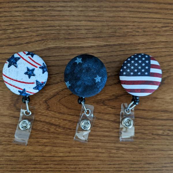 Star and Patriotic Badge reels