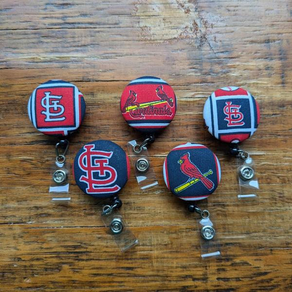St. Louis badge reels for work or school